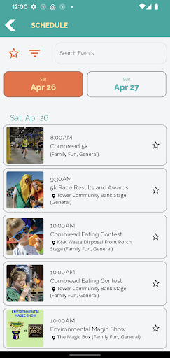 National Cornbread Festival screenshot