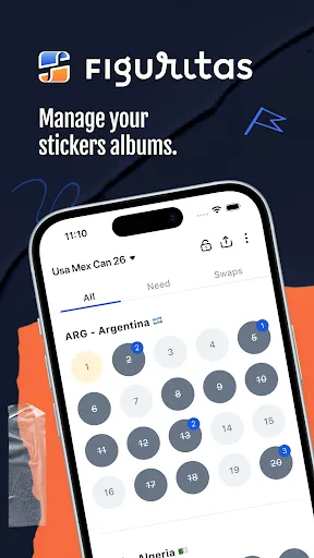 Figuritas World Cup 2026 Album screenshot