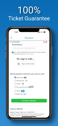 TicketSmarter - Events Tickets screenshot