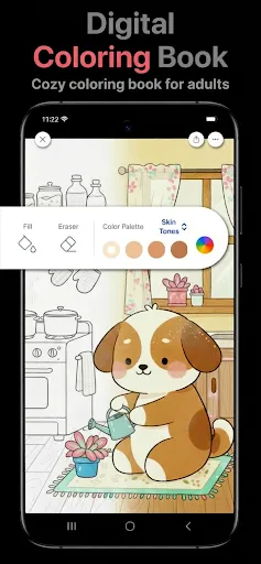 Adult Coloring Book - Bloom screenshot