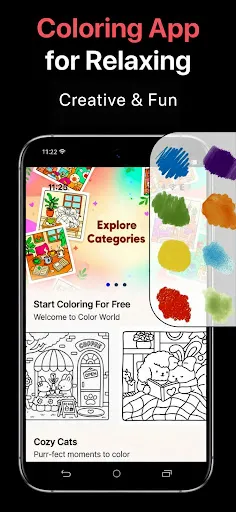 Adult Coloring Book - Bloom screenshot