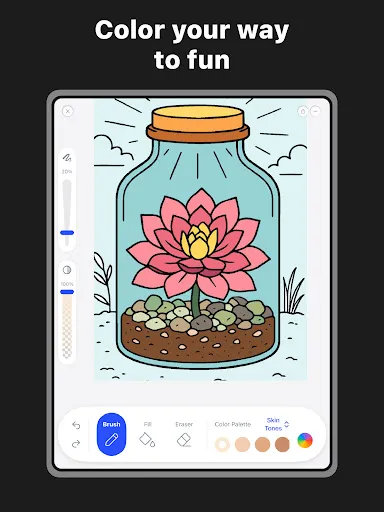 Adult Coloring Book - Bloom screenshot