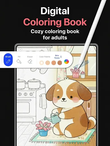 Adult Coloring Book - Bloom screenshot