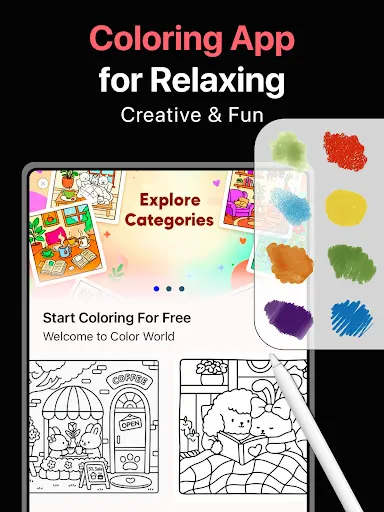 Adult Coloring Book - Bloom screenshot
