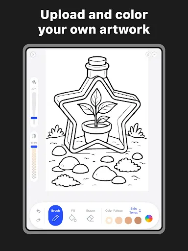 Adult Coloring Book - Bloom screenshot