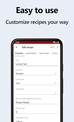 Recipe Keeper screenshot