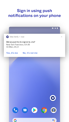 Okta Verify screenshot