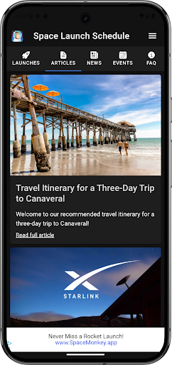 Space Launch Schedule screenshot