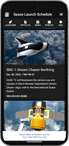 Space Launch Schedule screenshot