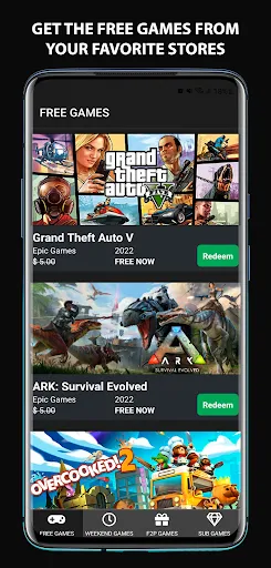 Epic Freebie Games Radar screenshot