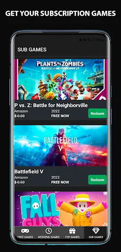 Epic Freebie Games Radar screenshot