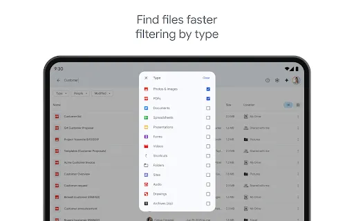 Google Drive screenshot