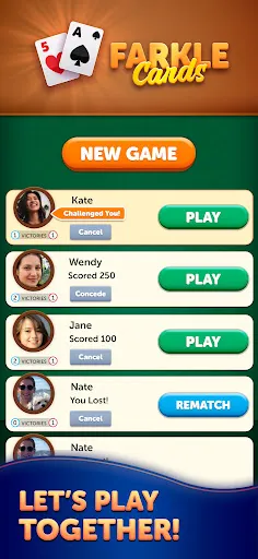 Farkle Cards screenshot