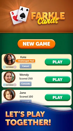 Farkle Cards screenshot