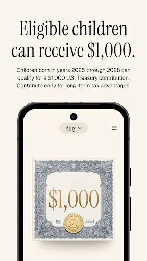 Trump Accounts: Official App screenshot