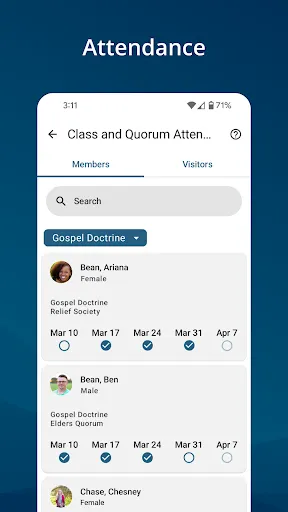 Member Tools screenshot