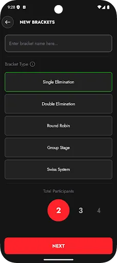 Tournament Bracket Maker App screenshot