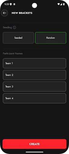 Tournament Bracket Maker App screenshot