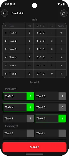 Tournament Bracket Maker App screenshot