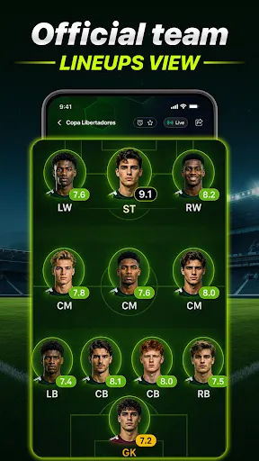 Live Score AI Football screenshot