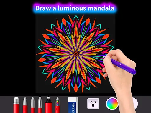 Doodle Master - Glow Art screenshot
