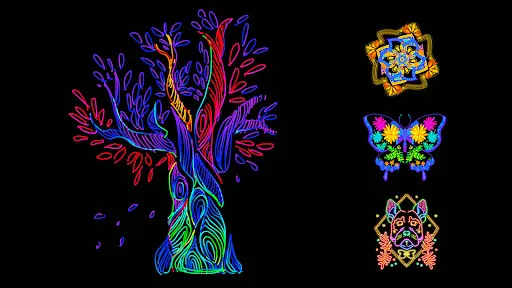 Doodle Master - Glow Art screenshot