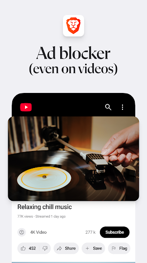 Brave Private Web Browser, VPN screenshot