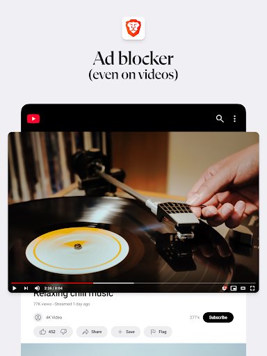 Brave Private Web Browser, VPN screenshot