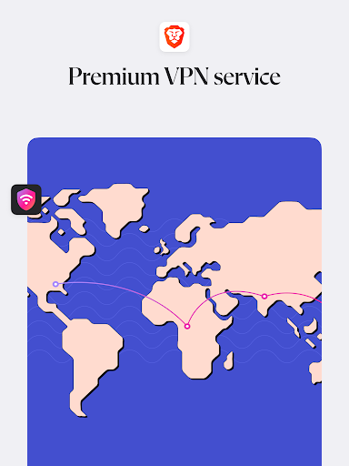 Brave Private Web Browser, VPN screenshot
