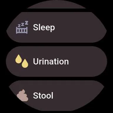 Breastfeeding tracker Pump log screenshot