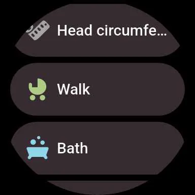 Breastfeeding tracker Pump log screenshot