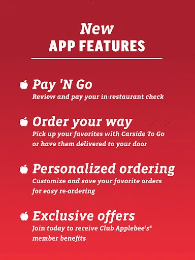 Applebee's screenshot