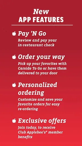 Applebee's screenshot