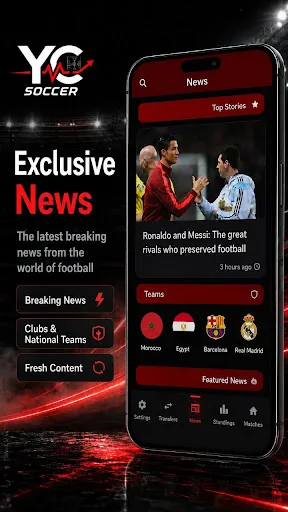 YC Soccer – Live Scores & News screenshot