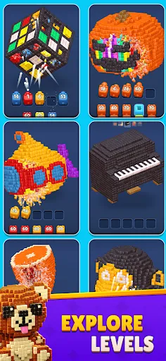 Cube Land Puzzle Game screenshot