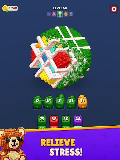 Cube Land Puzzle Game screenshot