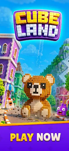 Cube Land Puzzle Game screenshot