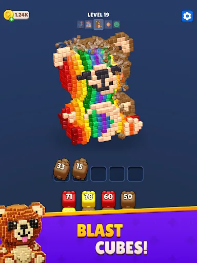 Cube Land Puzzle Game screenshot