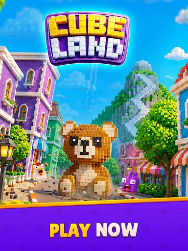 Cube Land Puzzle Game screenshot