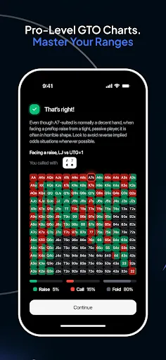 Runout Poker Trainer GTO Coach screenshot