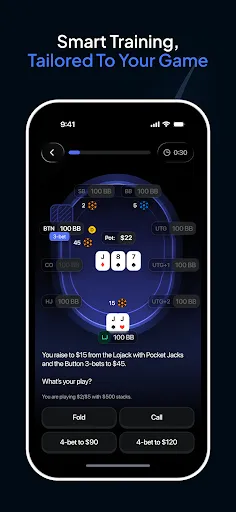 Runout Poker Trainer GTO Coach screenshot