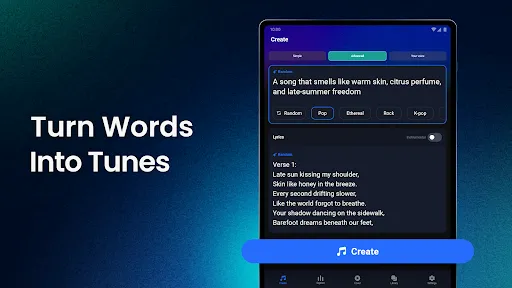 Shoom - AI Music Generator screenshot