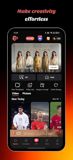 Purvia: AI Art, Video & Swap screenshot