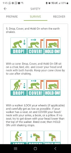 MyShake Earthquake Alerts screenshot