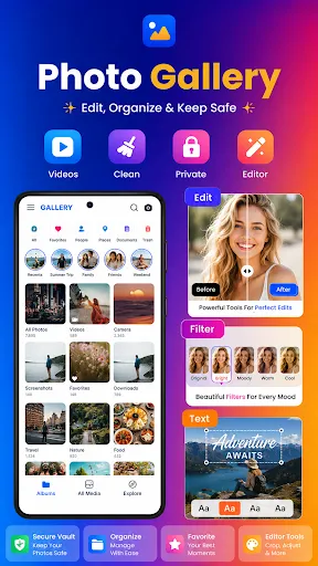 Gallery: Photo Gallery, Album screenshot