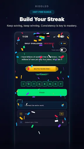 Riddled: Daily Brain Teasers screenshot