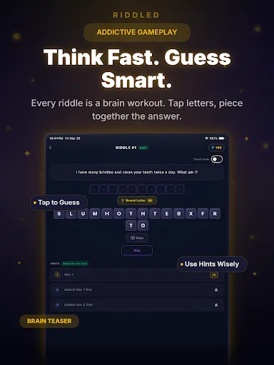 Riddled: Daily Brain Teasers screenshot