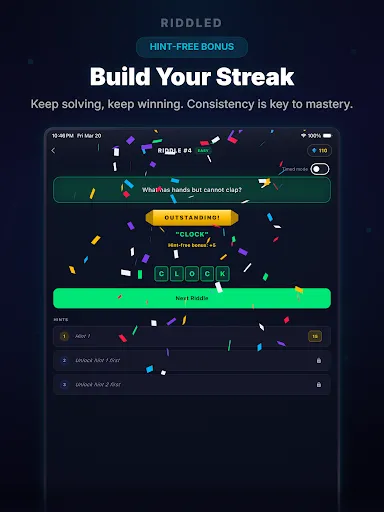 Riddled: Daily Brain Teasers screenshot
