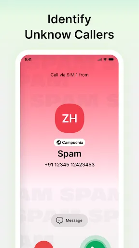 Peekora: Caller ID screenshot