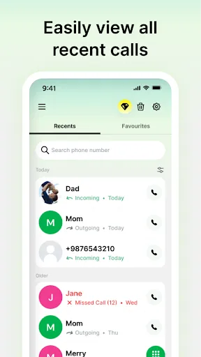 Peekora: Caller ID screenshot